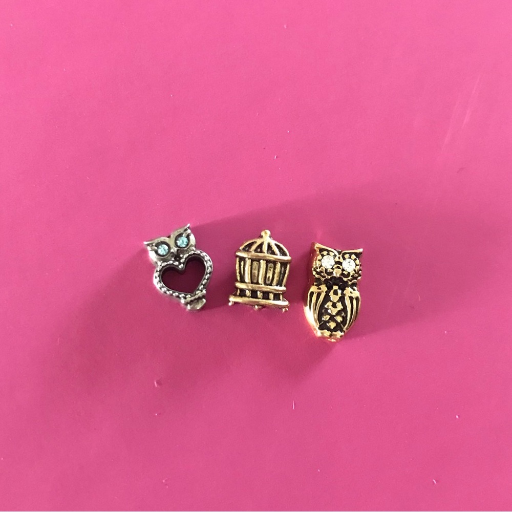 Authentic Origami Owl charms (set of 3)